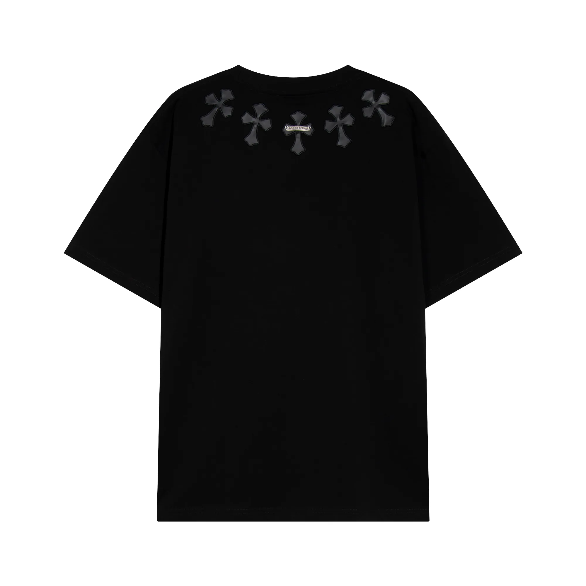 P150 Chrome Hearts Chrome Hearts Iron Cross Short Sleeve Size: SMLXL Color: White Black